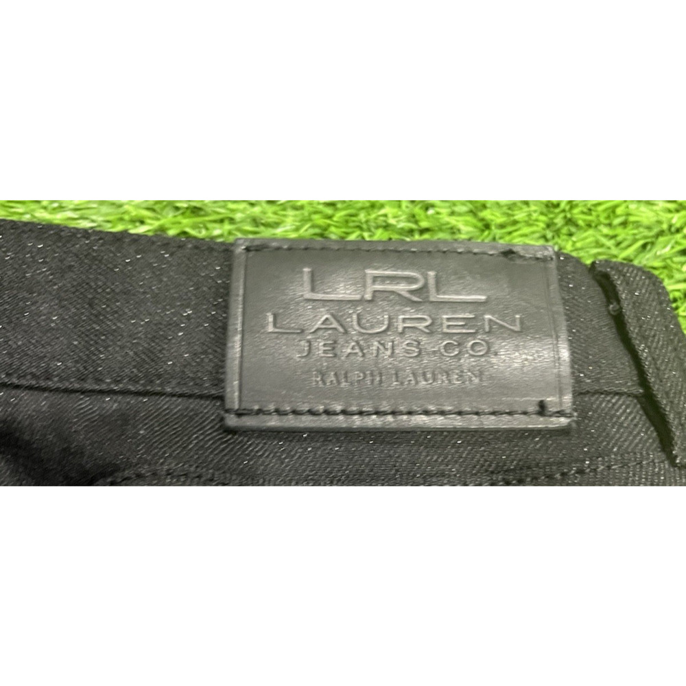 Lauren Ralph Lauren Jeans LRL Womens Snake Serpent On Back Black Sparkle 10 - Picture 6 of 14